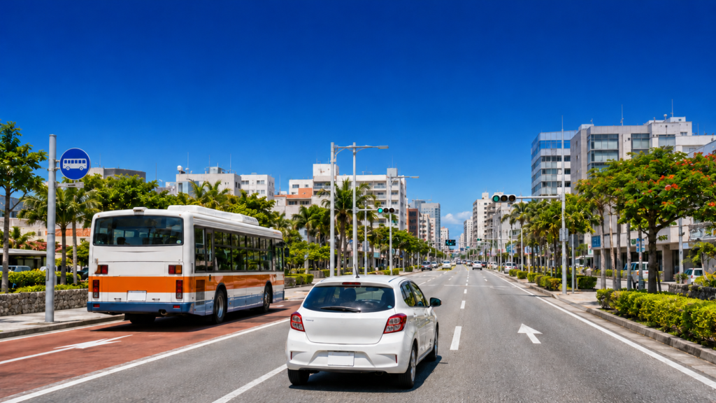 沖縄でレンタカーを運転する前に読む記事｜バスレーン・渋滞・駐車場の注意点まとめ