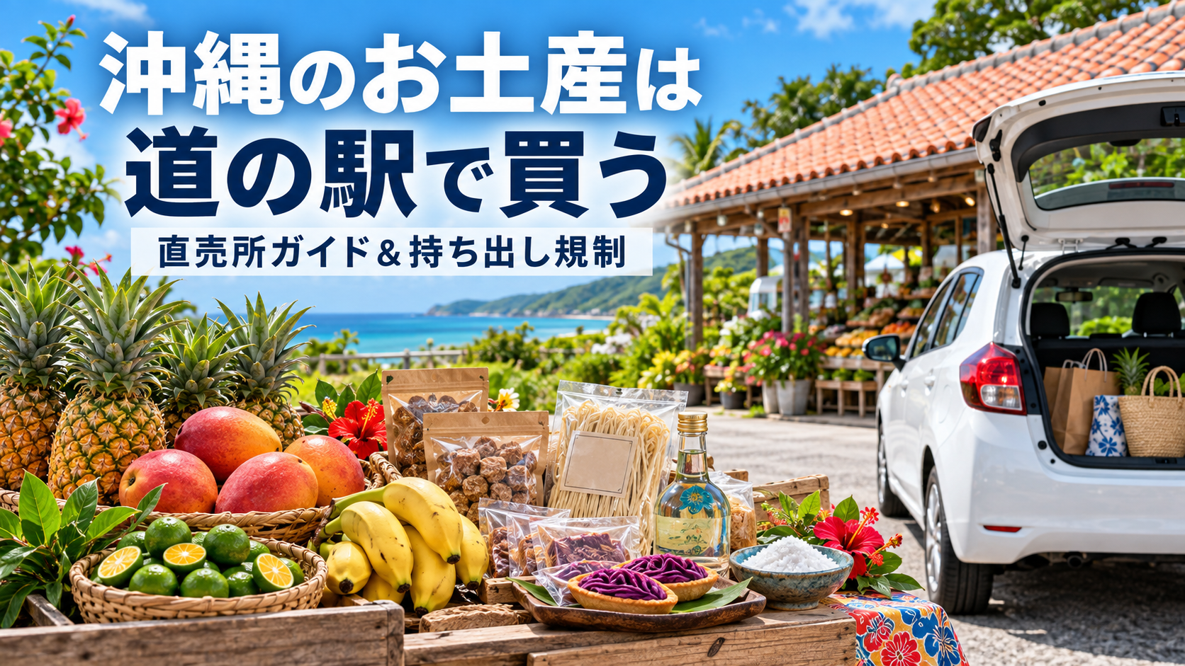 沖縄の直売所とお土産のイメージ